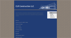 Desktop Screenshot of clr-construction.com