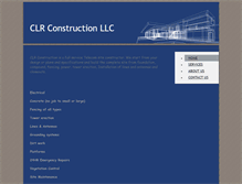 Tablet Screenshot of clr-construction.com